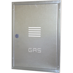 Sportello gas acciaio zincato 500x400  scg04z