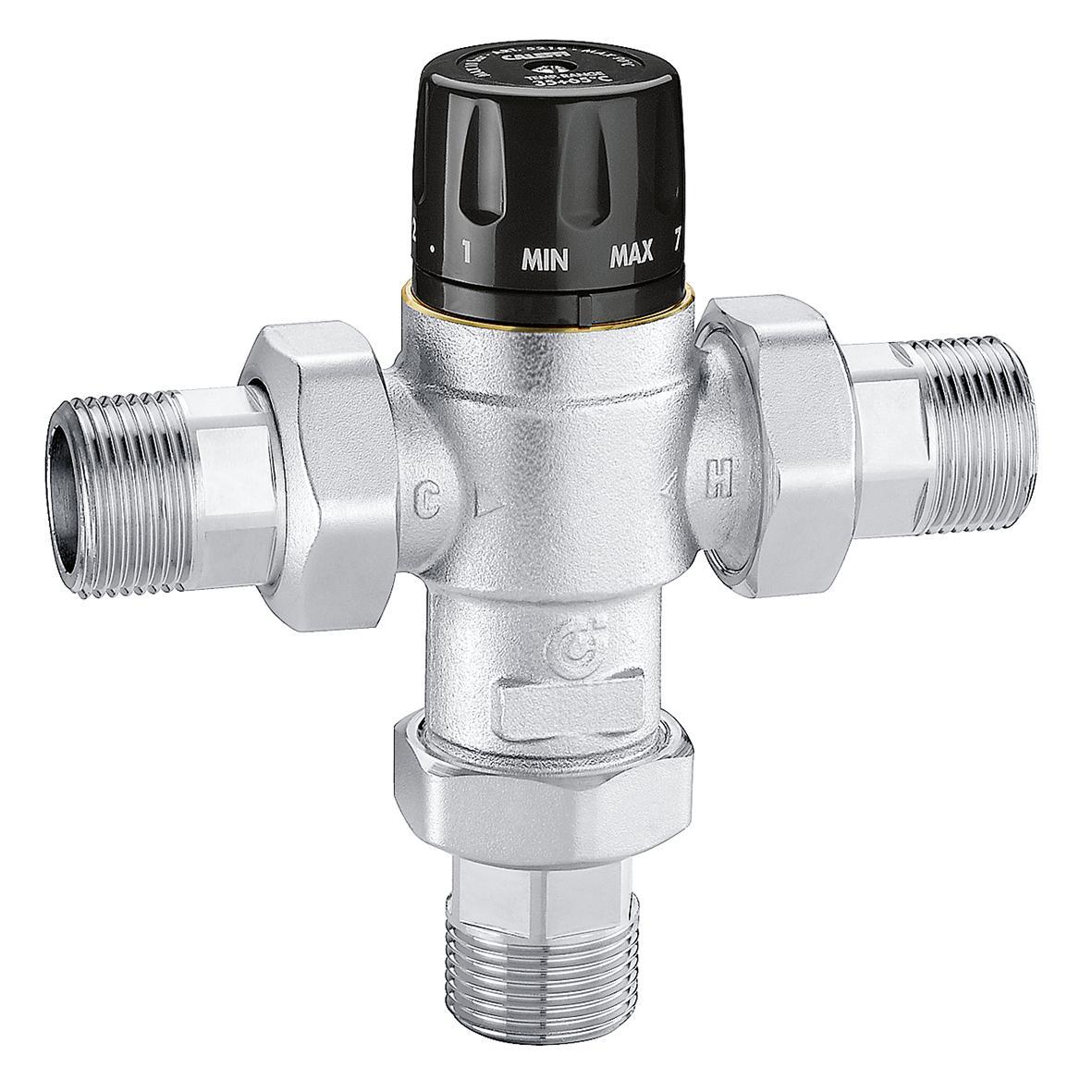 Miscelatore termostatico attacco D1 35u00b0-65u00b0C Caleffi 521936