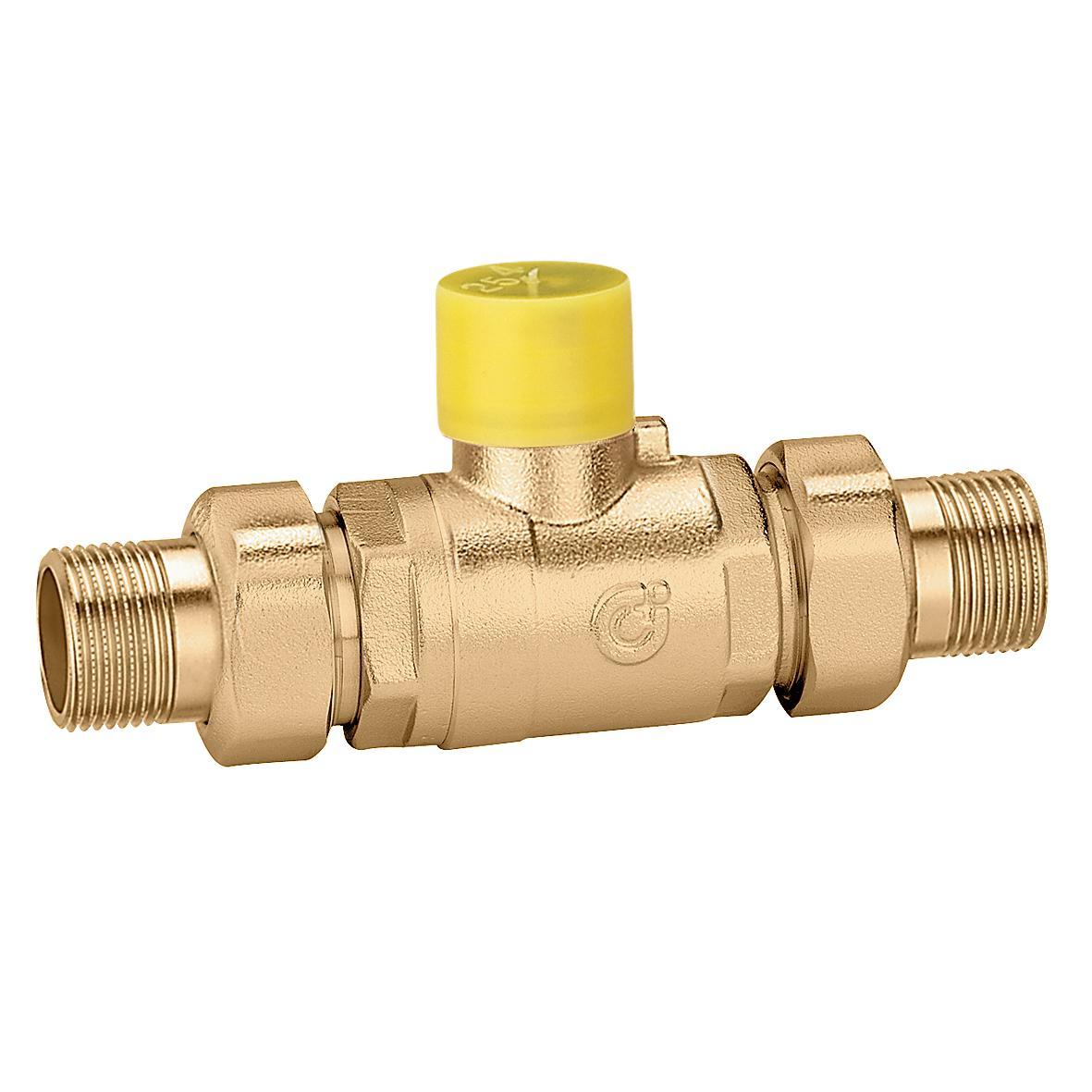 Valvola di zona a sfera a due vie D3/4 M 10 bar Caleffi 647050