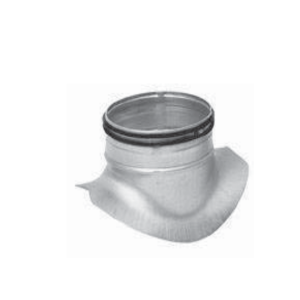 Innesto a sella 90 gradi d200x150 zincato con guarnizione  stsl90200150