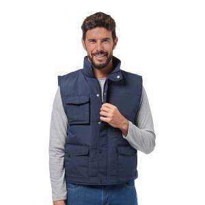 Gilet da lavoro imbottito microfibra blu en13688  sanmartino1 taglia l