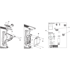 Scheda controllo ventilatore regolazione remota 0-10v 230v  ekpcb10