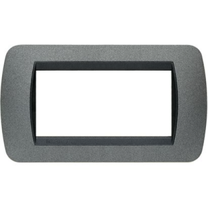Placca livinglight 4 moduli grafite l4804gf