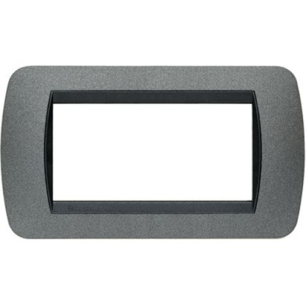 Placca Livinglight 4 moduli Grafite L4804GF