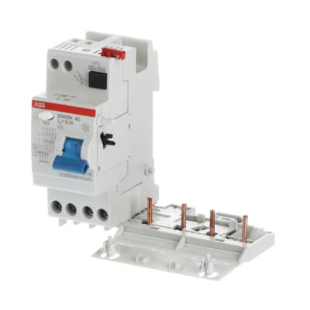 Blocco differenziale 4 Poli DDA204 AC 25A 100MA ABB B427942 
