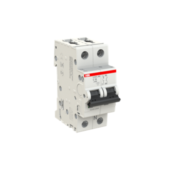 Interruttore automatico S201L NA C16 4 5KA 1P+N ABB S598392