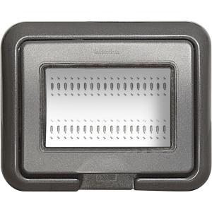 Coperchio idrobox luna 3p ip55 per installazione incassata colore antracite  24603l