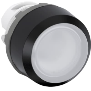 Pulsante mp1-11w bianco bordo nero  kw 103 2