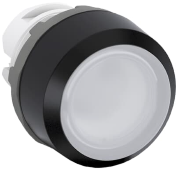 Pulsante MP1-11W BIANCO bordo nero ABB KW 103 2 