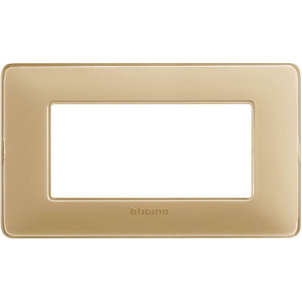 Placca Matix 4 moduli 84x143.7 mm Avorio Bticino AM4804CAV