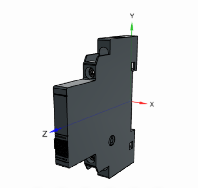 HK1-02 contatto ausiliare laterale 2NC per MS ABB EP 098 6