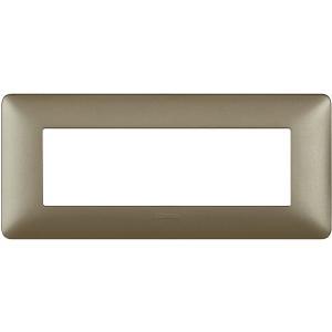 Placca matix 6 moduli 84x191mm titanium  am4806mta