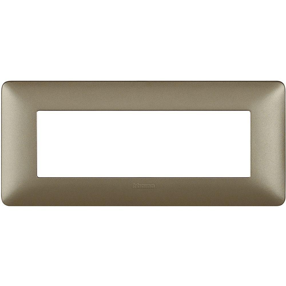 Placca Matix 6 moduli 84x191mm Titanium Bticino AM4806MTA