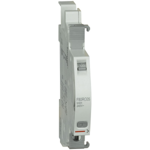 Contatto ausiliario o di scattato relè btdin 1no/nc 0,5 moduli  f80rc05