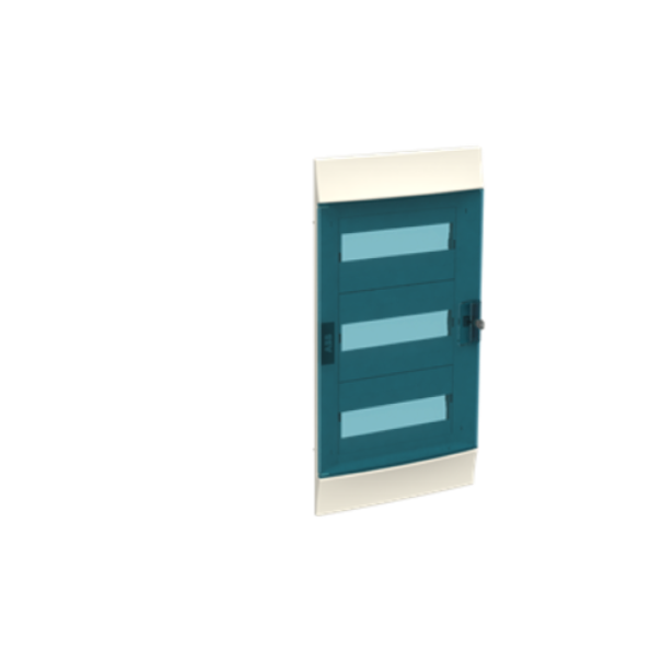 Porta frontale MISTRAL41F a filo trasparente 36M 3R 107x320x600 cm ABB 41F12X32