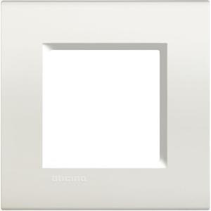 Placca quadra 2 moduli bianca  lna4802bi