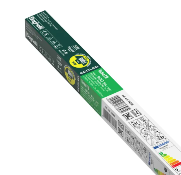 Tubo LED T8 600mm 9W 4000K 900lm Beghelli 56230