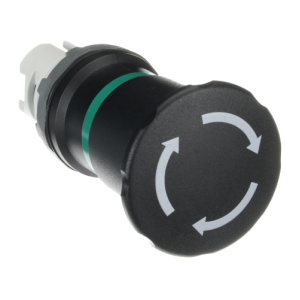 Pulsante di arresto a fungo 40mm mpet4-10b nero  kz 445 4