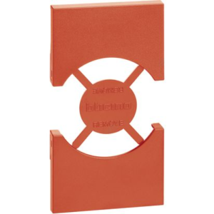 Cover livingnow per presa standard italia/germania p40 per kr4140a16/16f  2 moduli rosso  kr03