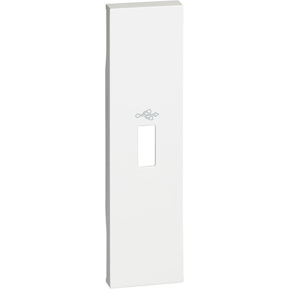 Cover Living Now per connettore usb 1 modulo Bianco Bticino KW10P