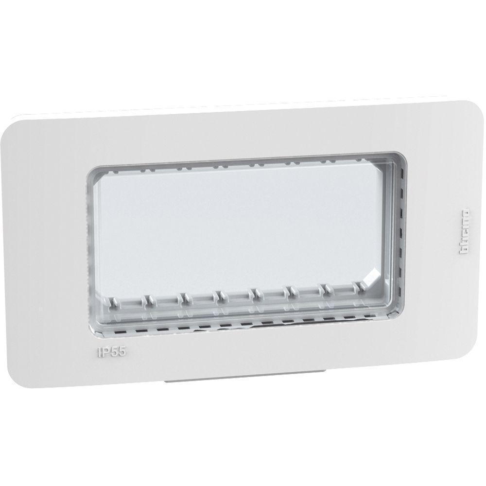 Placca MatixGO IP55 4 moduli bianco Bticino 28604W