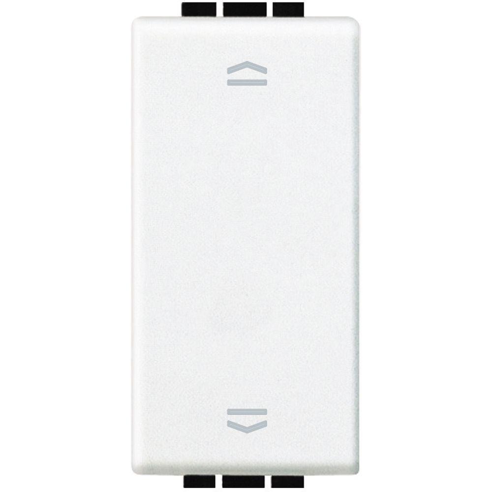 Pulsante Livinglight doppio interbloccato 10A  Bianco Bticino N4037N
