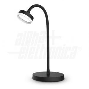 Lampada da tavolo led 4,8w 3000k 145lm corpo snodato nero touch 3 step jolight  jo382n