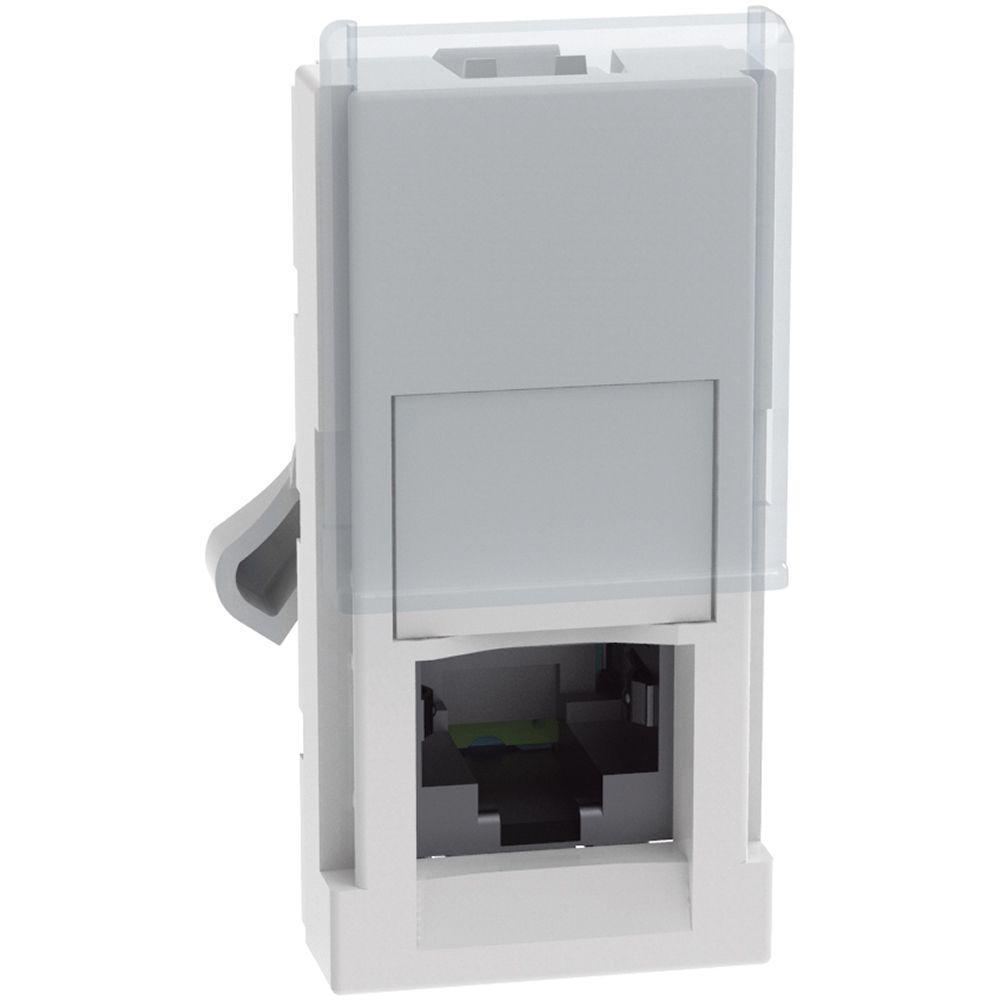 Connettore MatixGO RJ45 categoria 5E UTP Toolless IDC 1 modulo bianco Bticino JW4279C5E