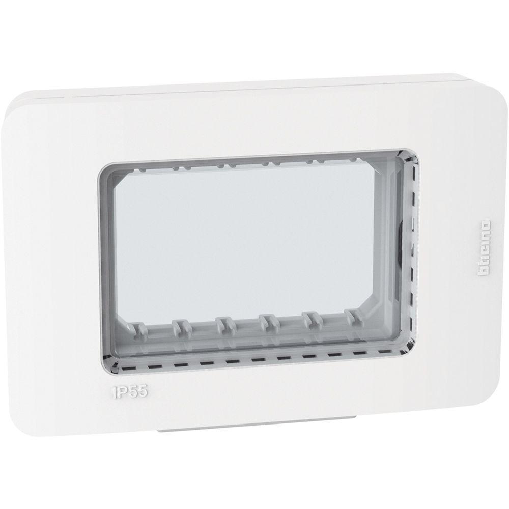 Placca MatixGO IP55 3 moduli bianco Bticino 28603W