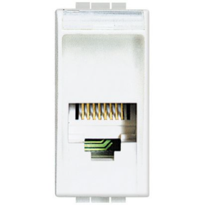 Connettore rj12 tipo k10 bianco  n4258 11n