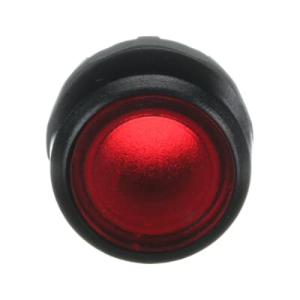 Pulsante mp1-11r rosso e nero  kw 099 2