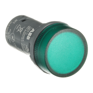 Spia luminosa led verde 24v ac/dc 22mm ip66  cl2502g