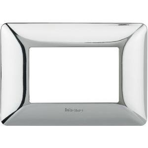 Placca matix 3 moduli 84 x 120 mm cromo lucido  am4803gcr