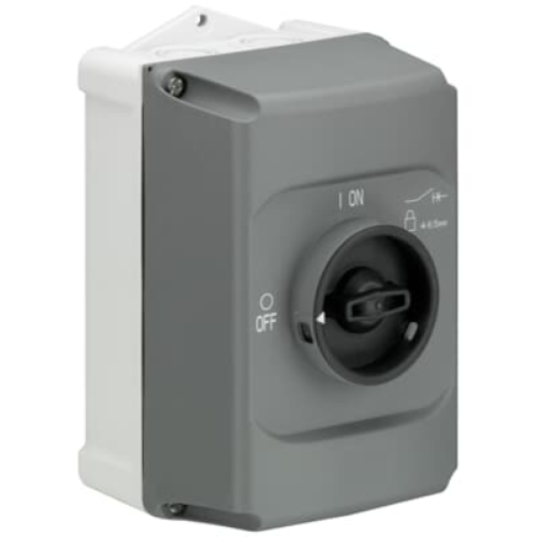 Custodia Grigia con maniglia Nera per MS116/132 ABB IB132G