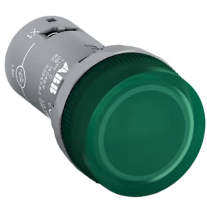 Spia luminosa led verde 12v dc 22mm ip66  cl2501g