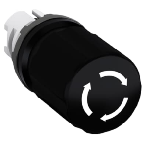 Pulsante a fungo 30mm mpet3-10b nero kz 444 7