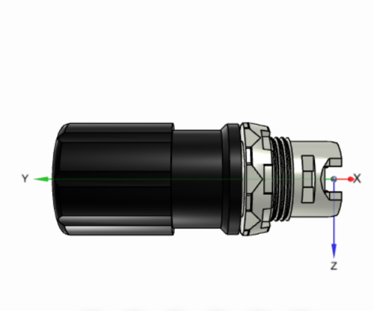 Pulsante a fungo 30mm MPET3-10B Nero KZ 444 7