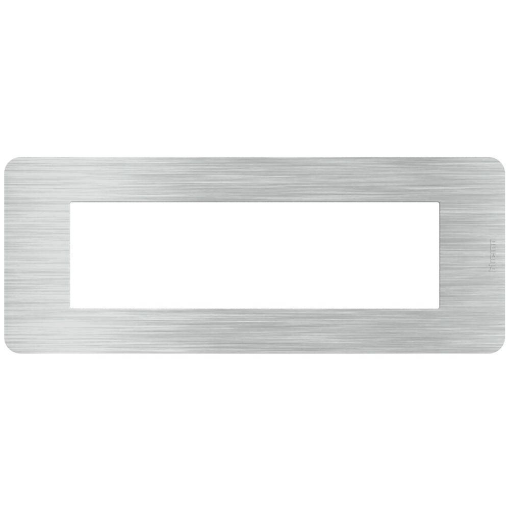 Placca MatixGO 7 moduli Aluminium Bticino JA4807EA