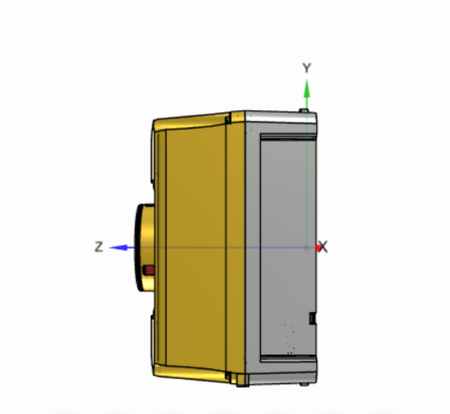 Custodia Gialla con maniglia Rossa per MS116/132 ABB IB132Y 