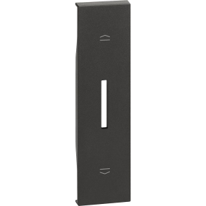 Cover per comando tapparelle k4027 living now 1 modulo nero  kg06
