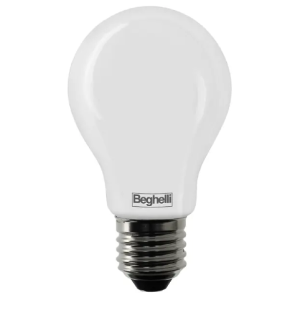 Lampadina LED E27 15W 4000K 1521lm Beghelli Tuttovetro Goccia 58112