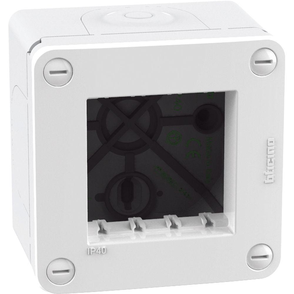 Scatola MatixGO IP40 2 moduli bianco Bticino 28402W