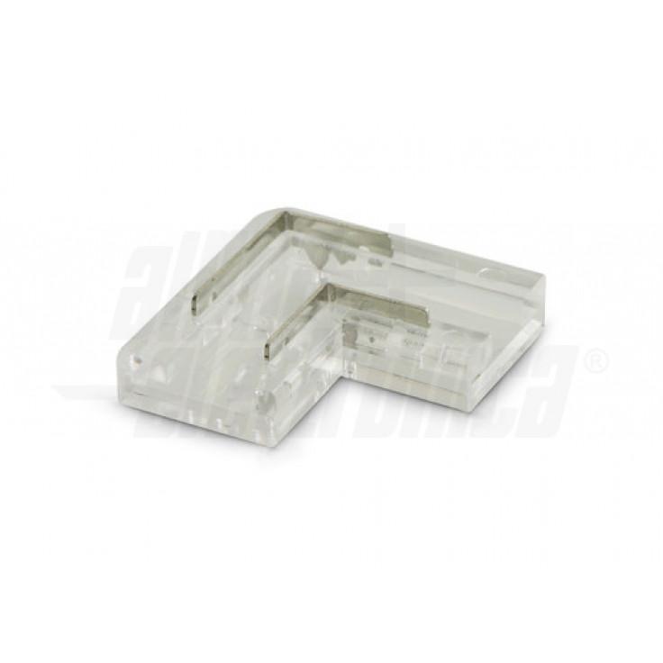 connettore angolo pcb 8mm strisce led cob smd alpha elettronica