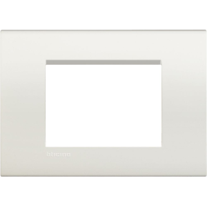 Placca quadra bianca ll livinglight 3p  lna4803bi