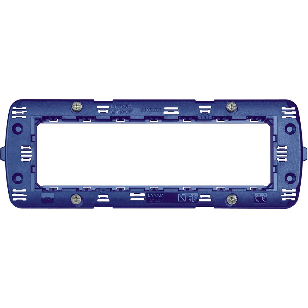 Supporto 7 moduli per placche quadre Livinglight e Living International  Bticino LN4707