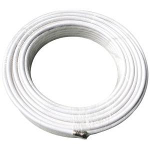 Cavo coassiale 75 ohm bianco diametro 5 mm classe a con connettori f matassa da 30mt  559576128