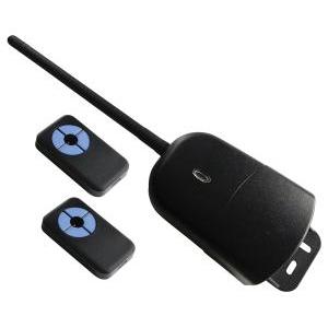 Kit attuatore da esterno composto da ricevitore 2 canali  2 radiocomandi con frequenza fissa 433mhz  559540140