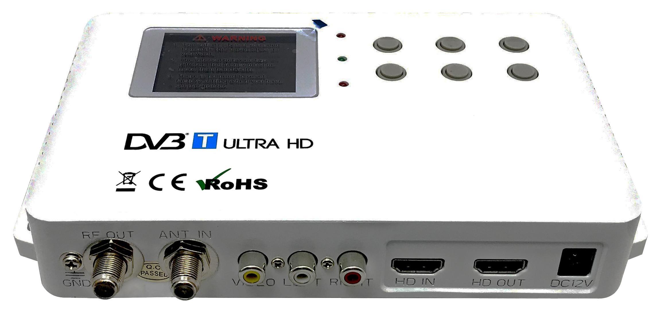 Modulatore DVB-T 4K HDMI/CVBS H.264 uscita RF COFDM 50-860 MHz Zodiac 559578491