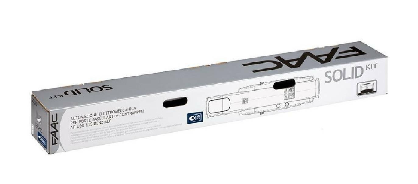 kit automazione elettromeccanica 230V FAAC per porte basculanti residenziali confezione