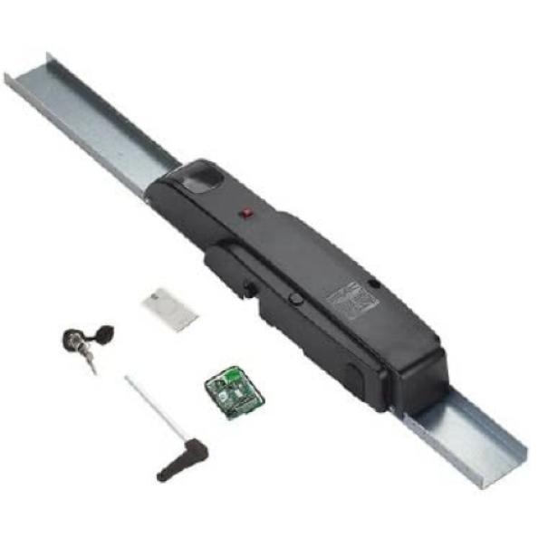 vista componenti kit automazione FAAC 230V per basculante